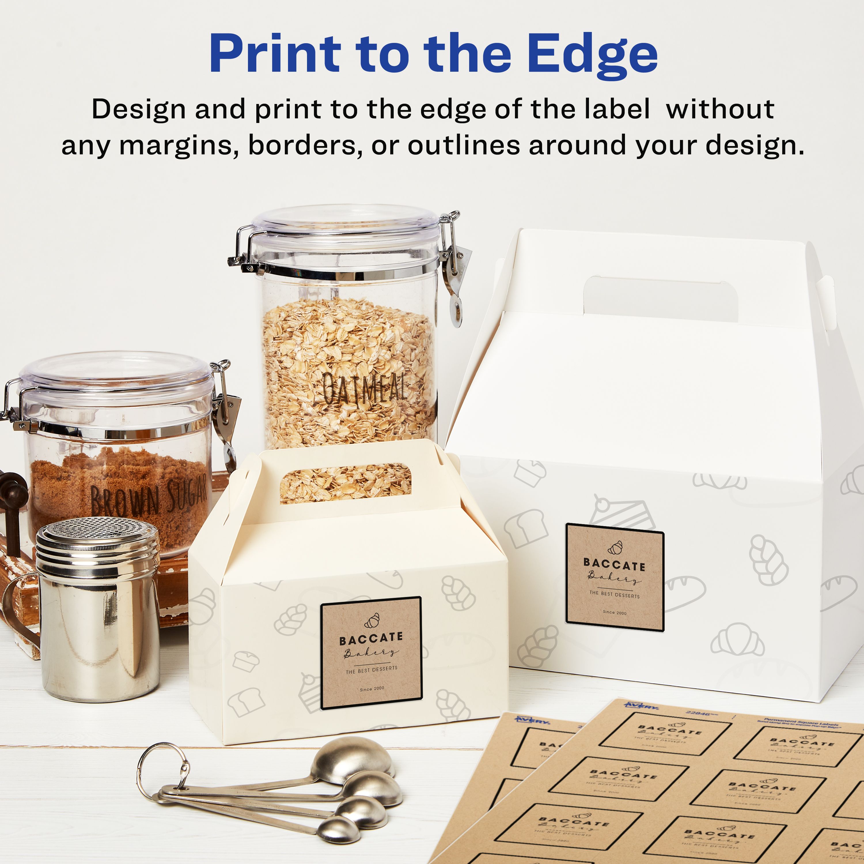 Kraft Brown Labels, 2